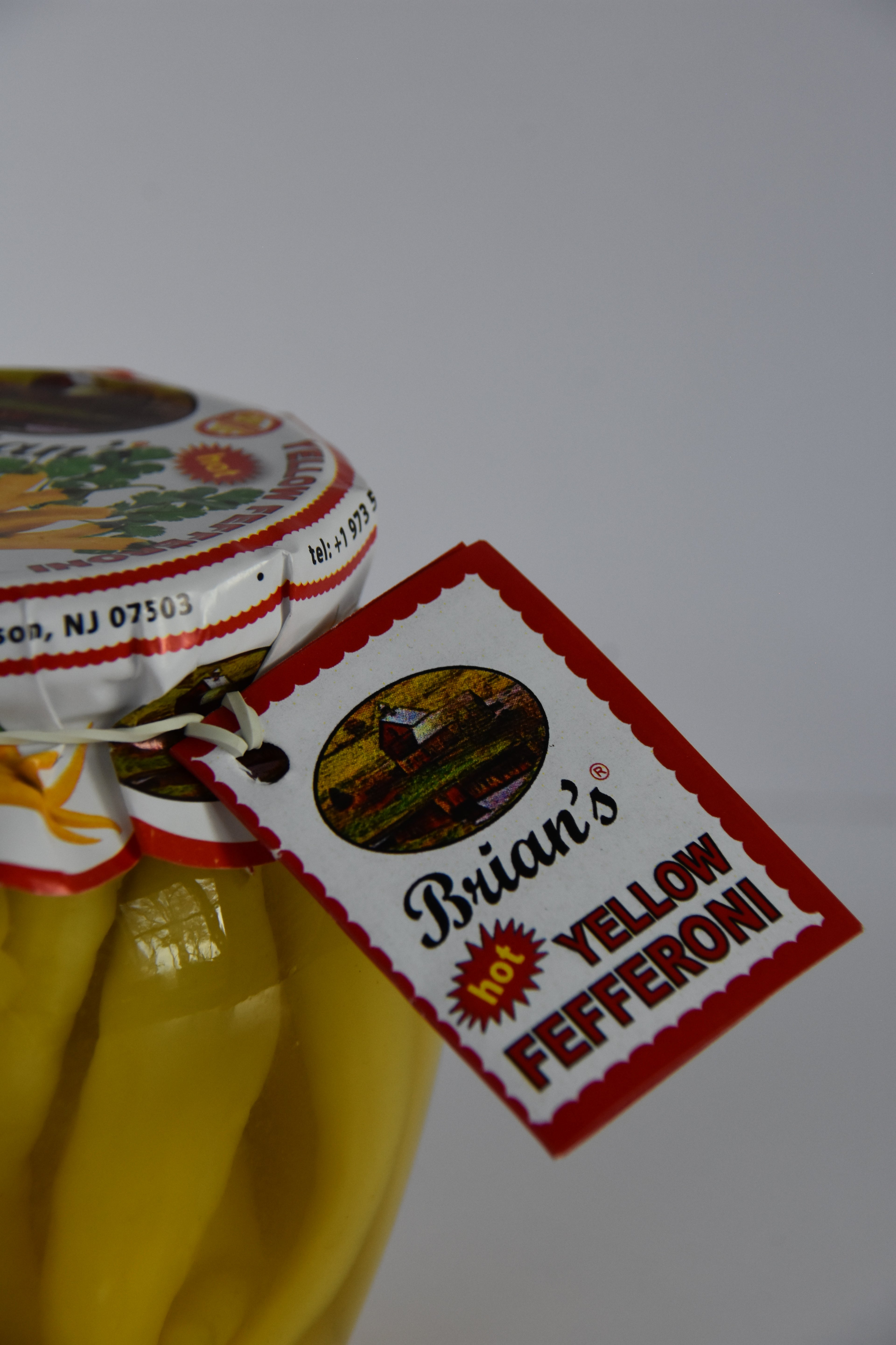 Brian’s® Hot Yellow Fefferoni Peppers
