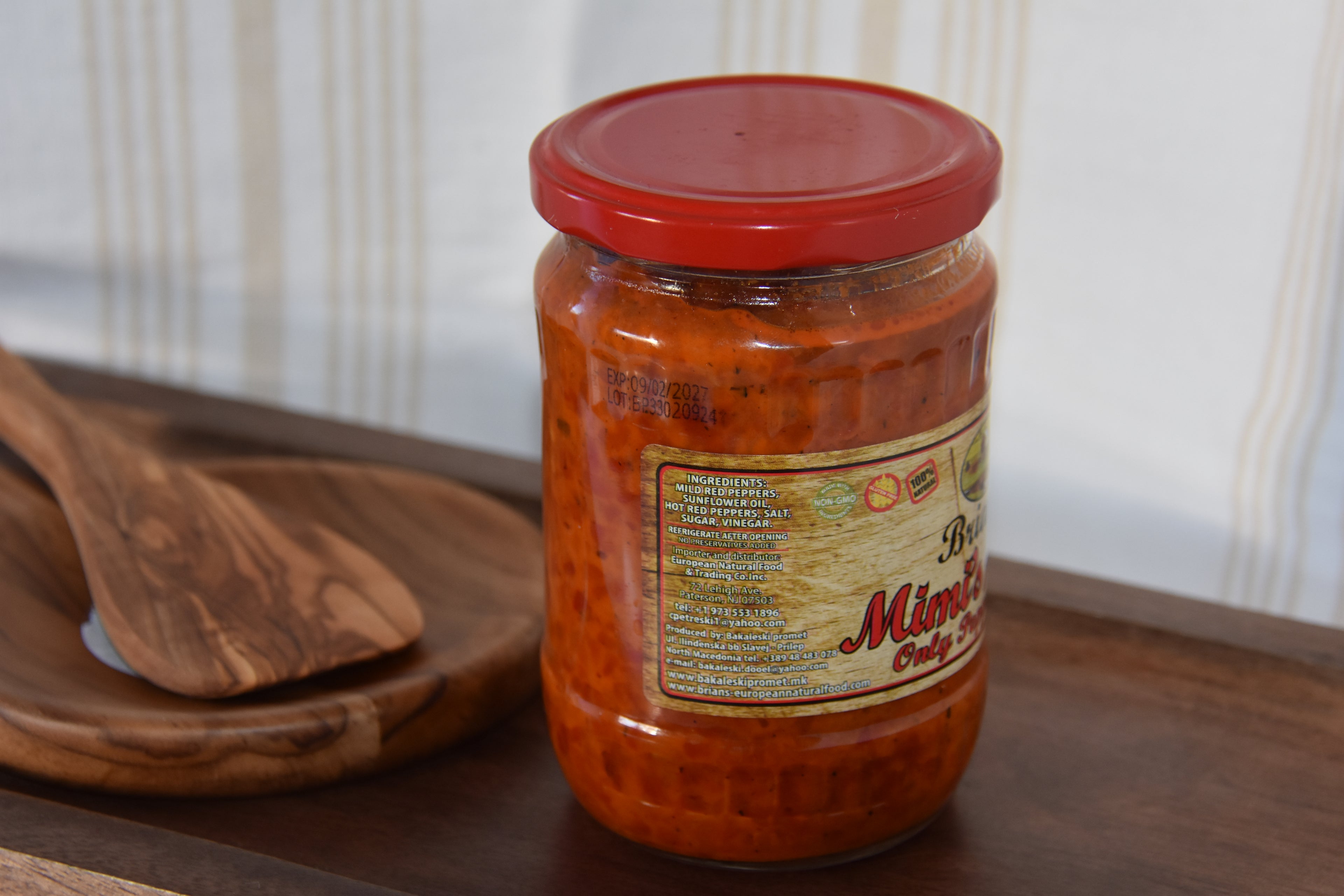 Brian’s® Mimi's Hot Ajvar (Only Peppers)